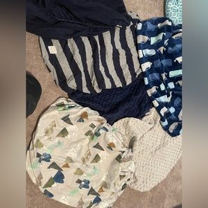 Diaper changing pad covers